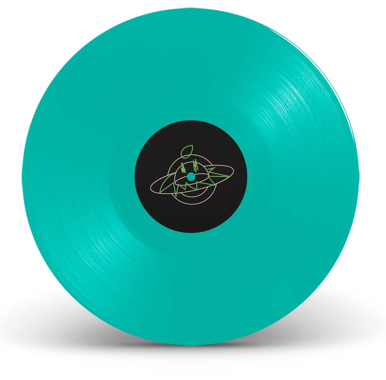Vinyle turquoise